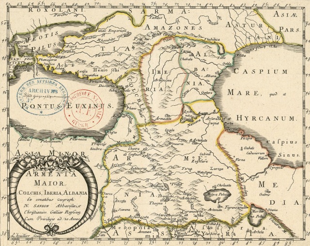 Map of Caucasus 1655